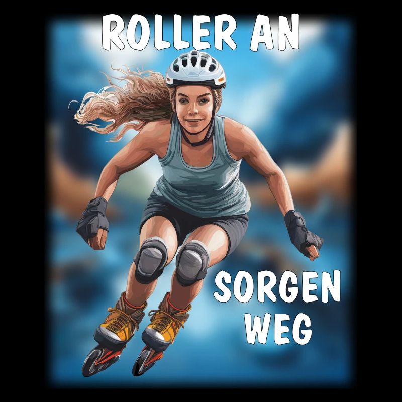 FRAU ROLLER AN SORGEN WEG