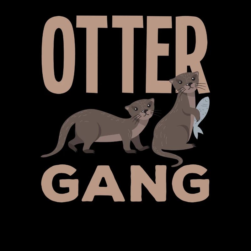 Seeotterbande Cartoon Otter