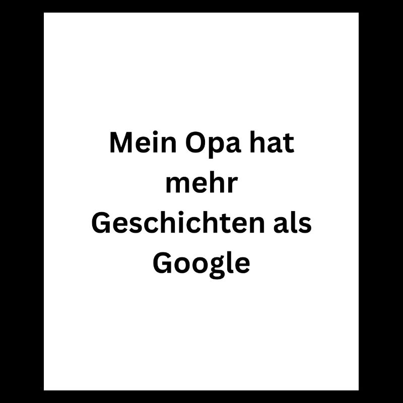 Opa schlägt Google 