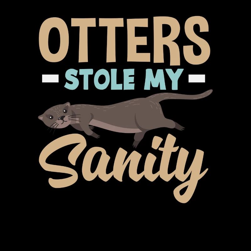 Loutre de mer dessin animé santé mentale