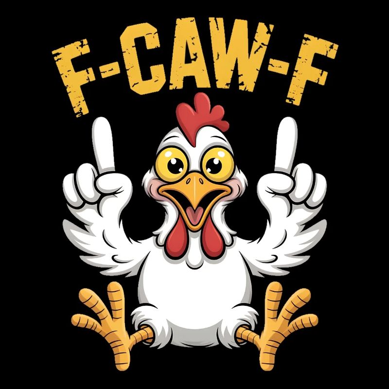FCAW-F Dessin animé du coq