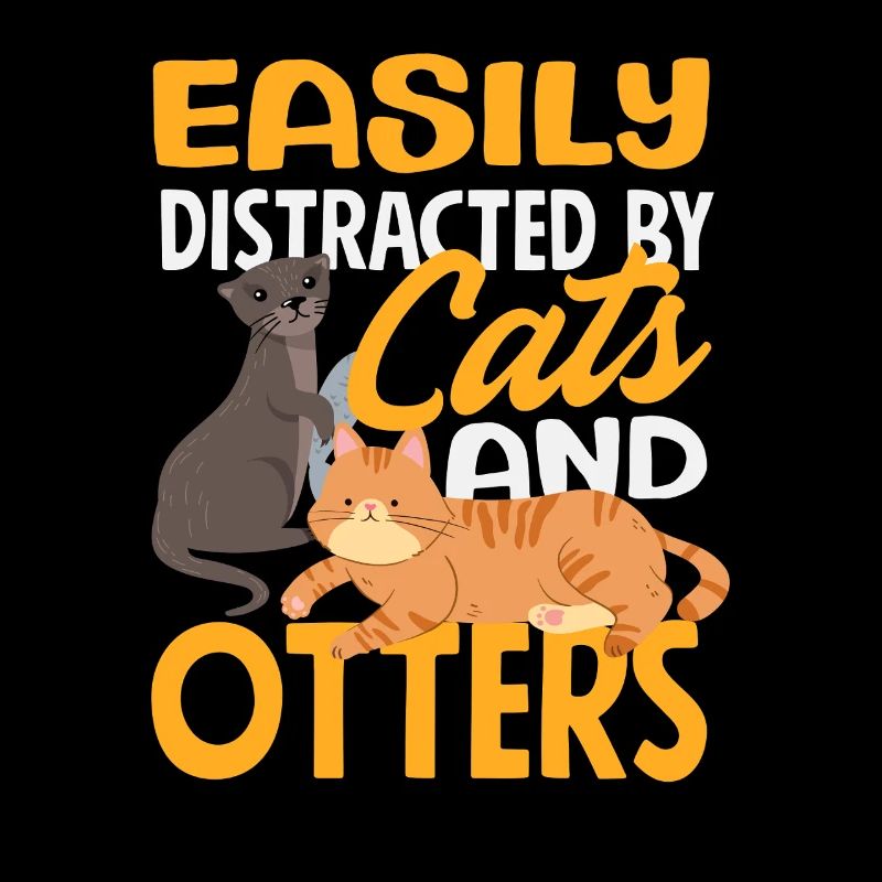 Chats Loutre de mer Dessin animé