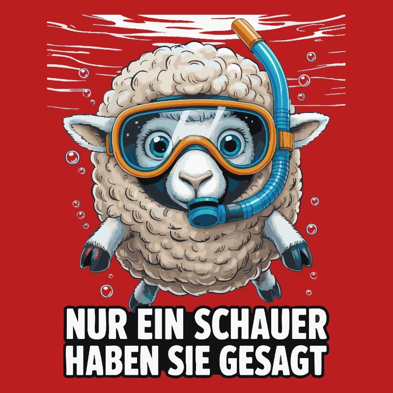 Nur ein Schauer – Lustiges Schaf Design