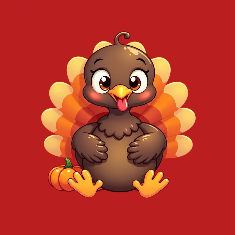 Bébé dinde de Thanksgiving