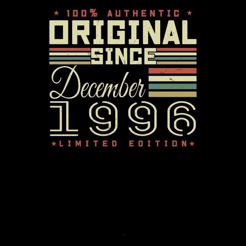 Anniversaire 29 ans | Originale Décembre 1996