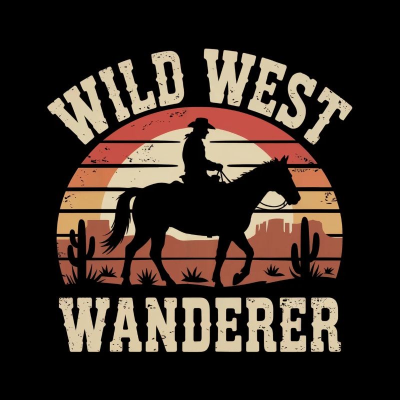 Wild West Wanderer – Cowboy & Pferd
