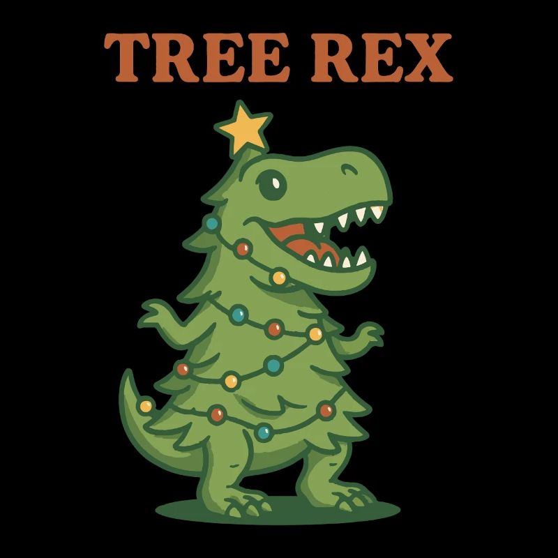 Tree Rex Design familial de Noël drôle