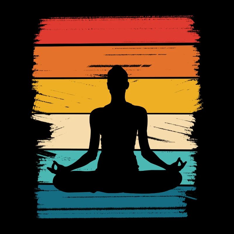 Regenbogen Lotus Meditation