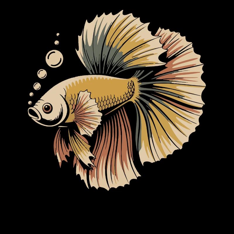 Magnificent Betta Fish Print