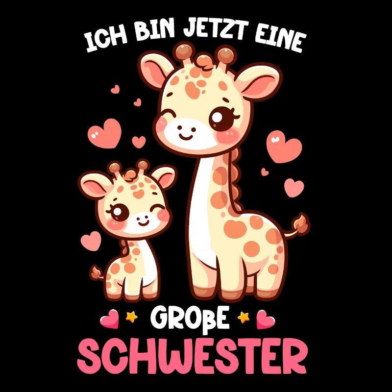 Ich Bin Große Schwester Giraffen Geschwisterkind