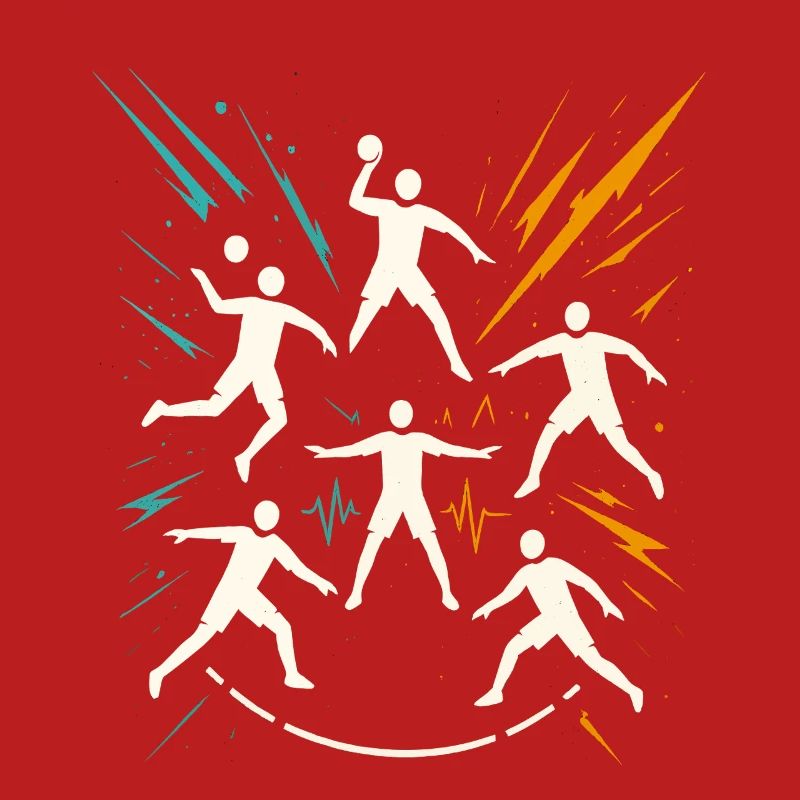 Handball Team Tactics, Circle Runner Defence, Coach