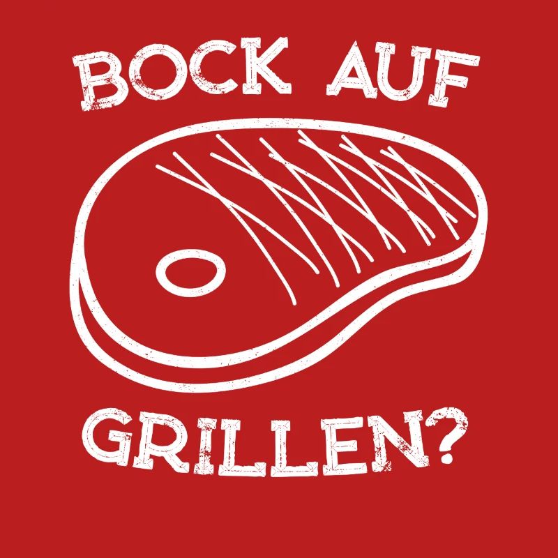 Bock auf Grillen? Steak BBQ Spruch Design