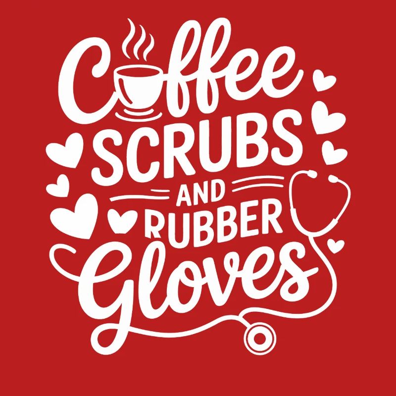 Kaffee Scrubs Gummihandschuhe