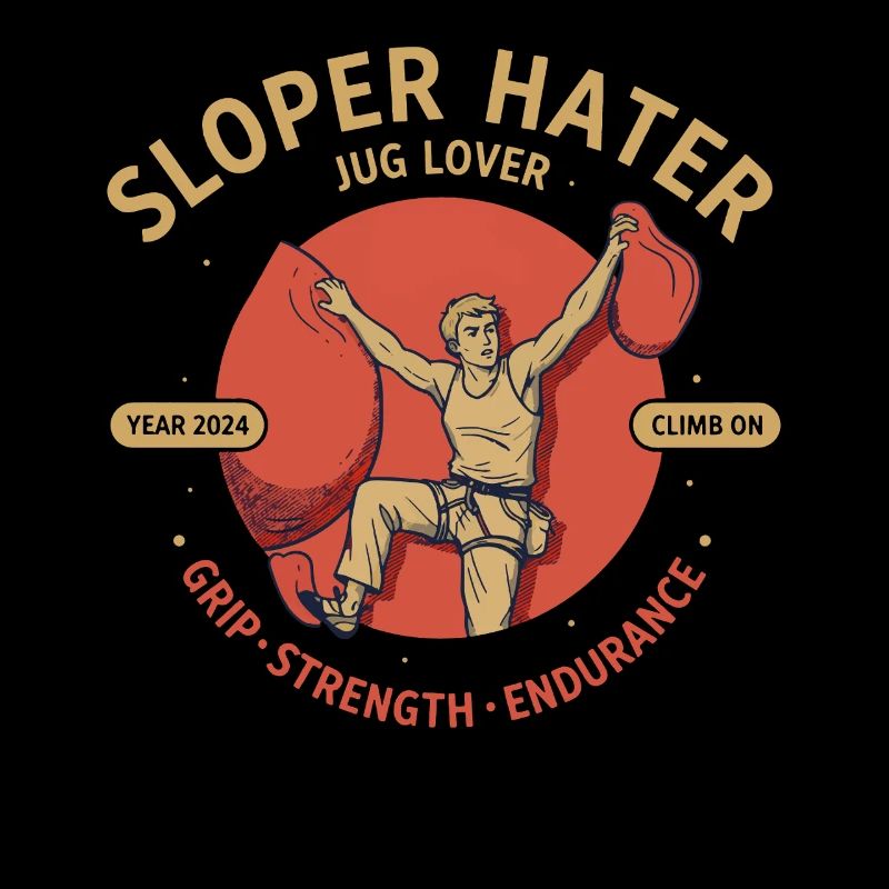Sloper Hater Jug Lover Climb beim Design 2024