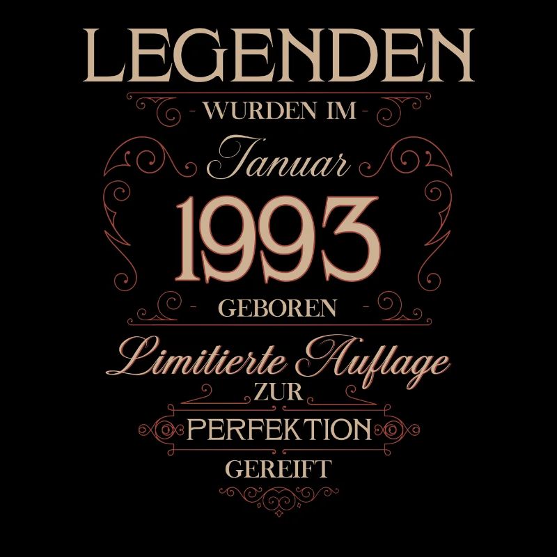 33rd Birthday Legend January 1993