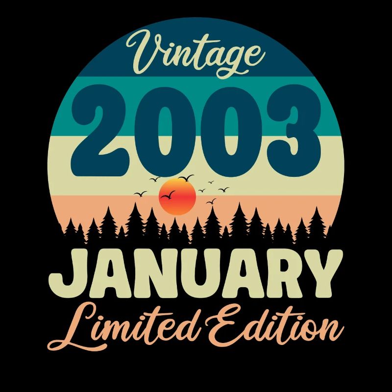 Birthday January 2003 Gift Vintage Limited