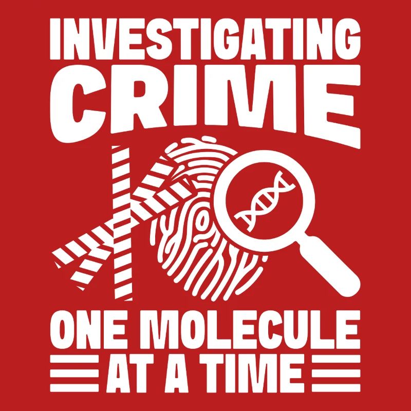 Forensic Analyst Investigating Crime One Molecule