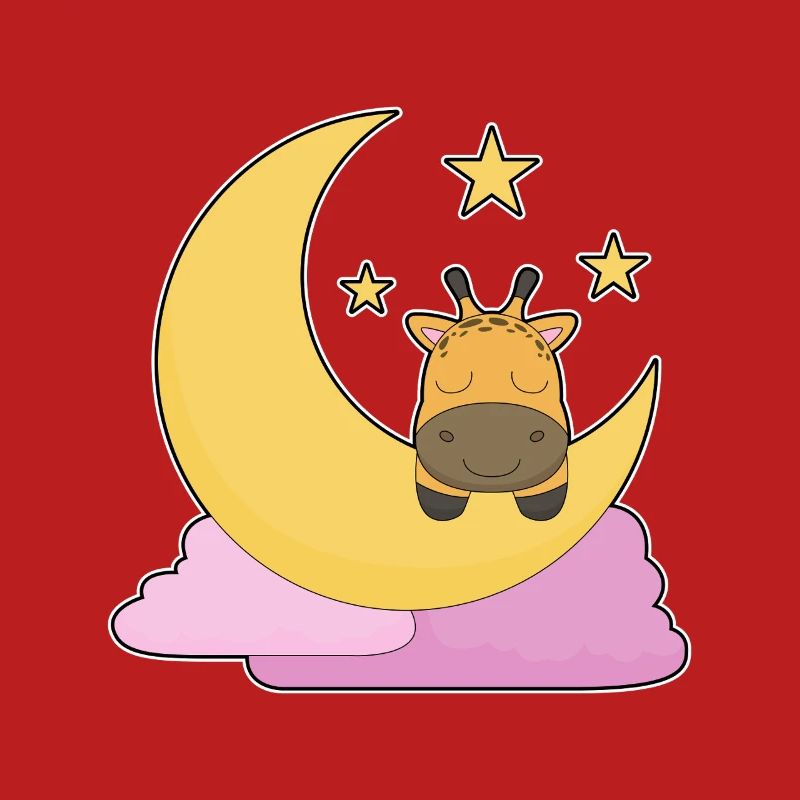Giraffe Mond
