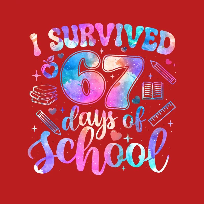 Survived 67 Days School Meme Trend Students