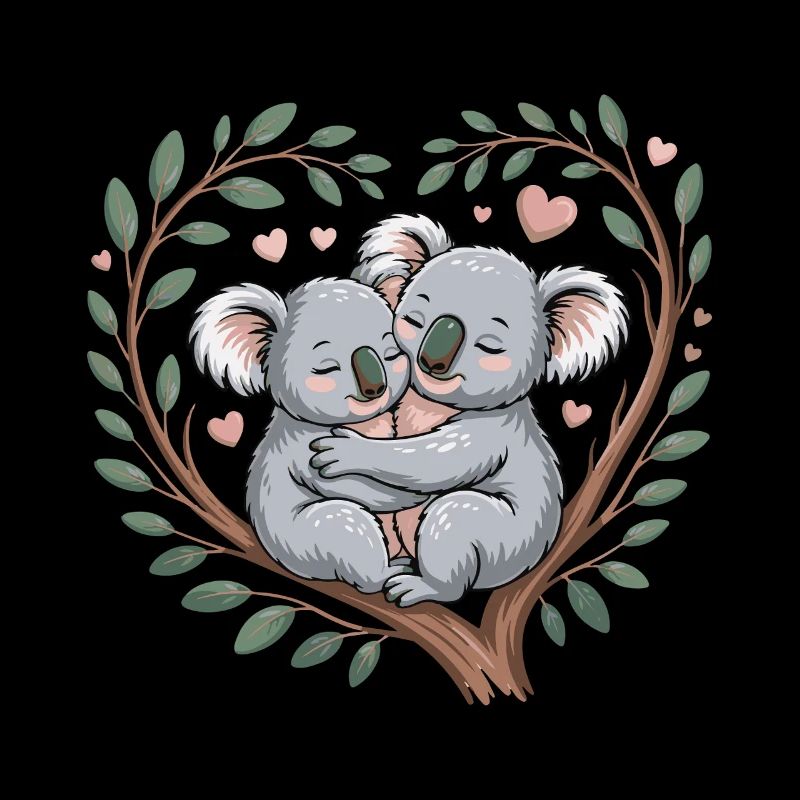 Koala Paar Valentinstag