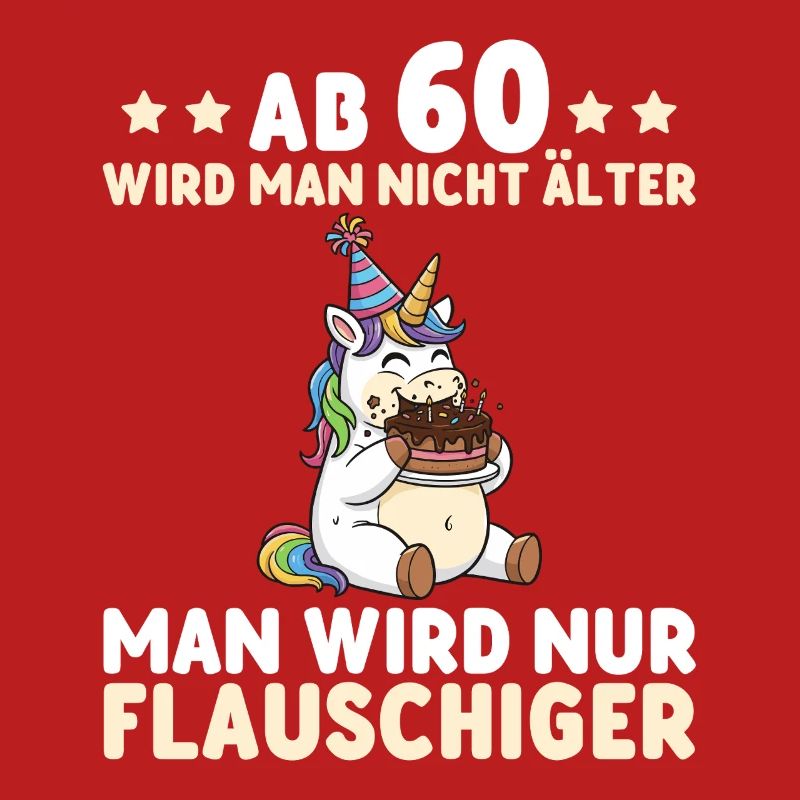 60. Geburtstag Einhorn – Man wird nur flauschiger
