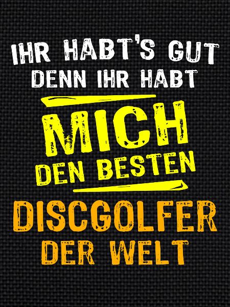 Discgolfer Geschenk