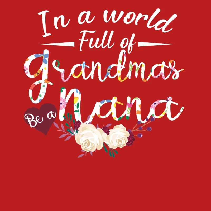 Nana-Blumenhemd Geschenk zum Muttertag der Großmutter