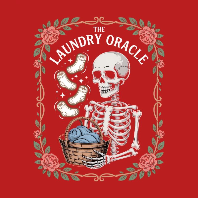 The Laundry Oracle Skeleton Laundry Humor
