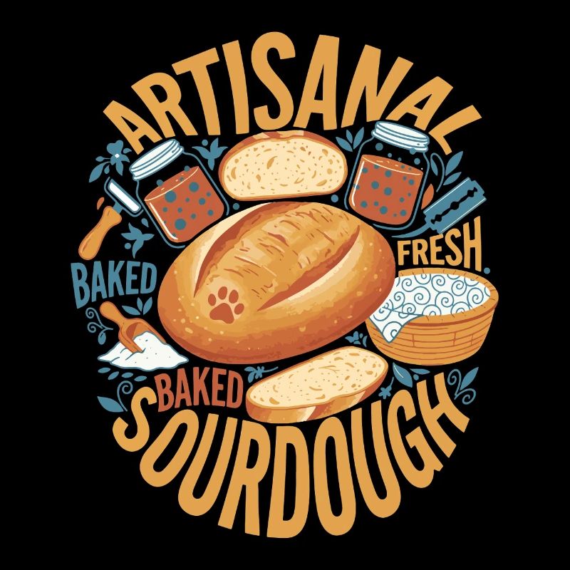 Artisanal Fresh Baked Sourdough Bread Baking Era