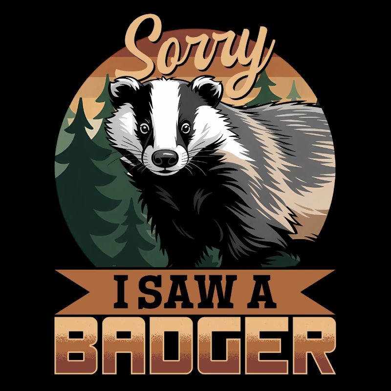 Funny Animal Badger