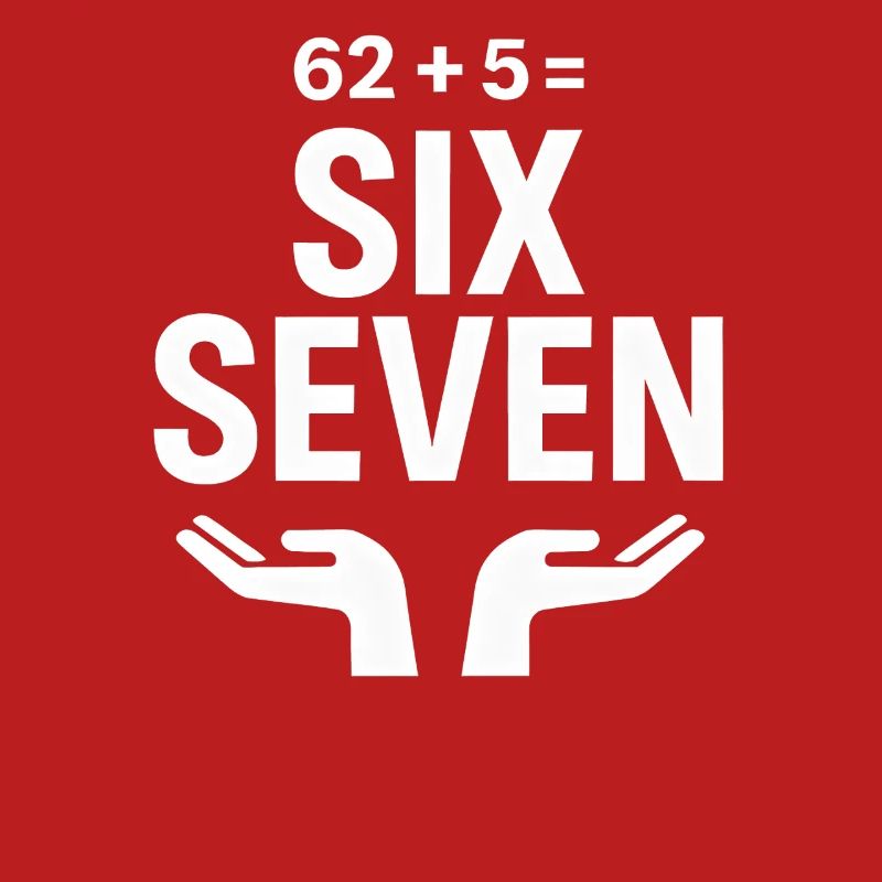 Six Seven 67 Meme Humor Gift Idea Funny