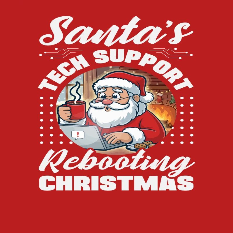 Support technique du Père Noël pour l’informatique de Noël