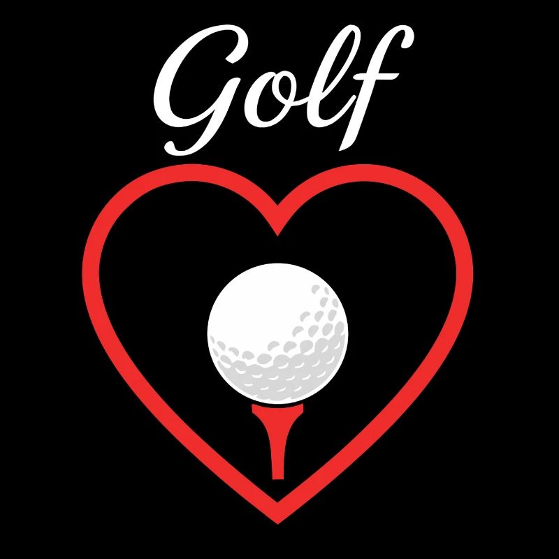 Golf Herz Liebe Golfsport