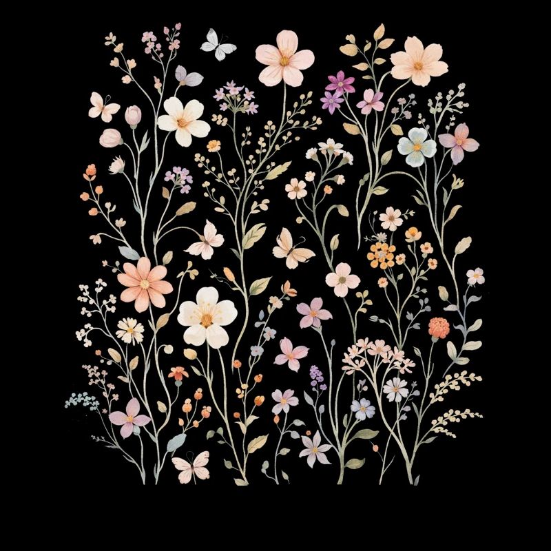 Wildblumen Blumen Blumen Botanischer Naturgarten