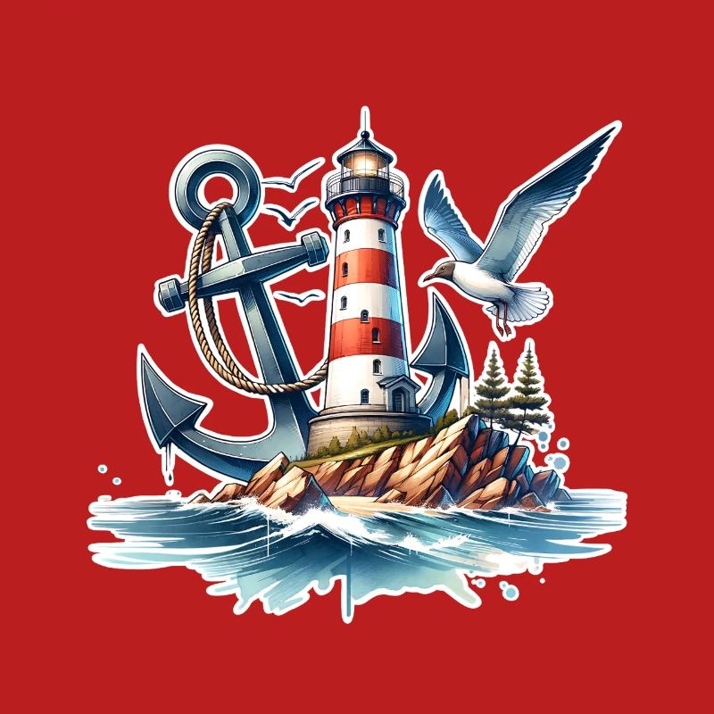Leuchtturm Anker 