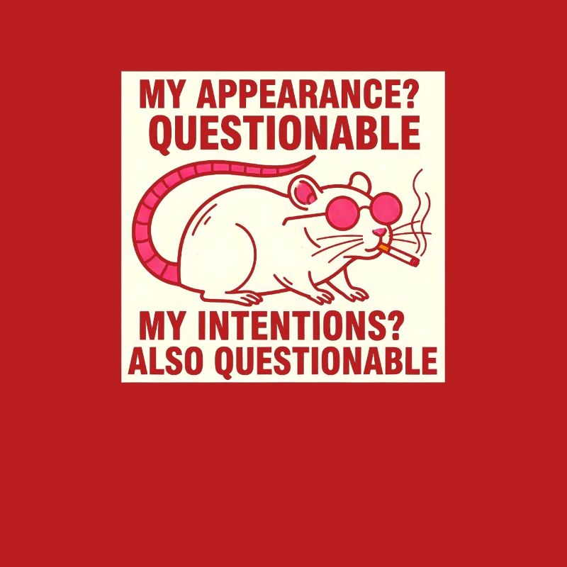 Questionable appearance rat