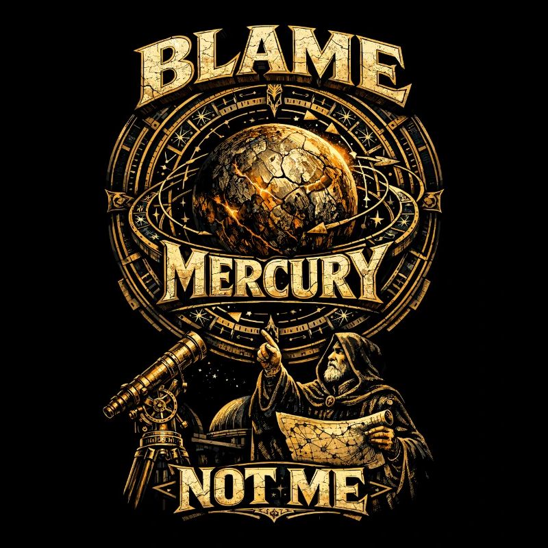 Astronomie Astronom Blame Mercury Not Me