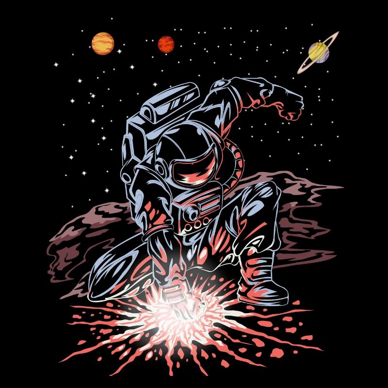 Astronaut Punch Galaxy Shirt