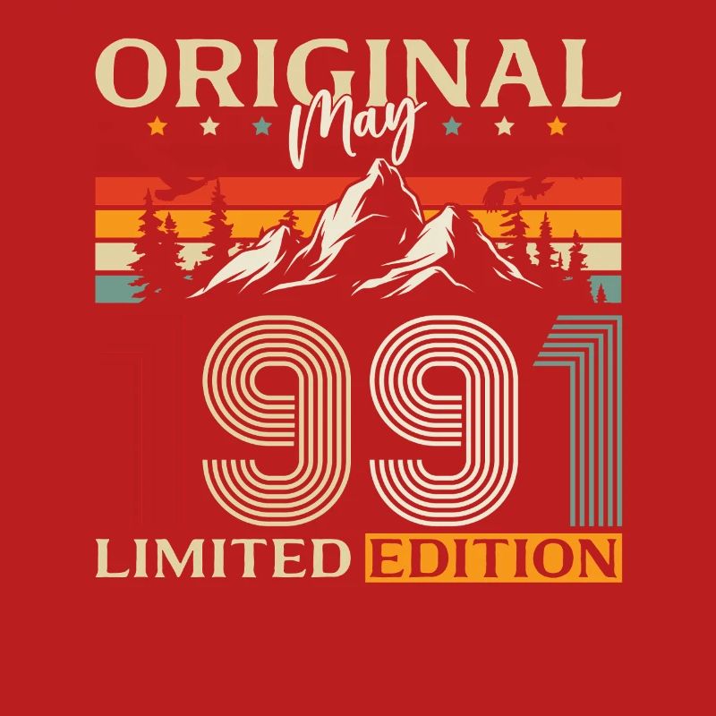 35. Geburtstag Geschenk Original Mai 1991