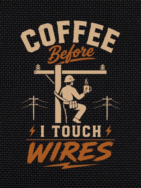 Kaffee Bevor Ich Kabel Anfasse
