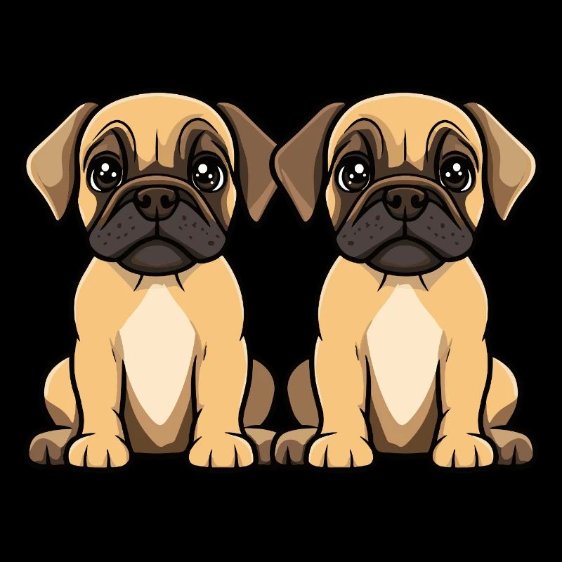 Bullmastiff Hund Comic