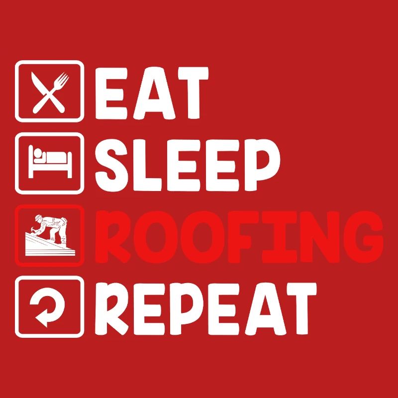 Dachdecker Handwerker Beruf Spruch