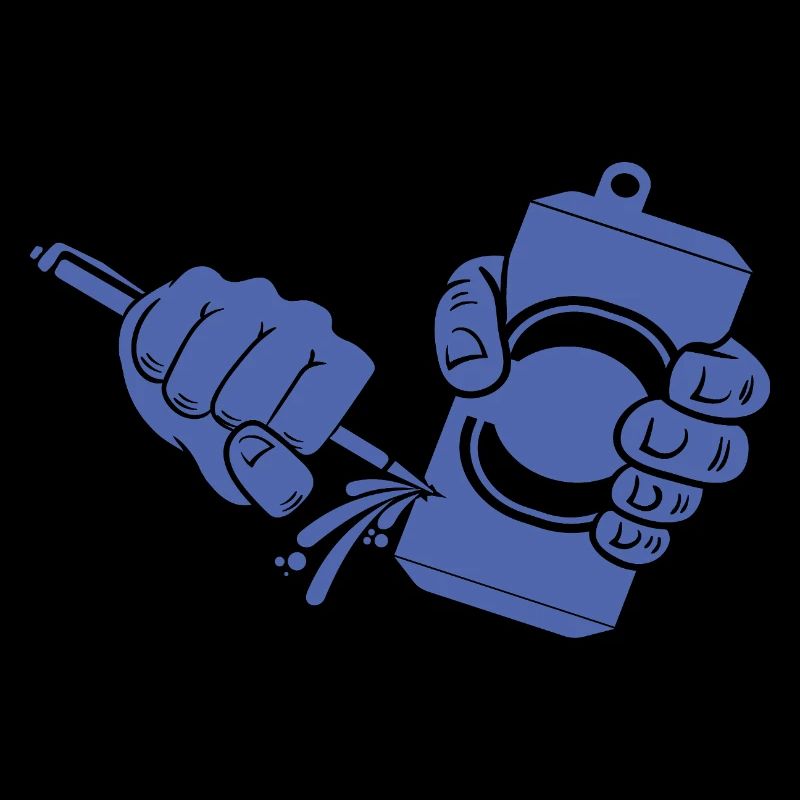 Piercing de canette de bière en canette de bière