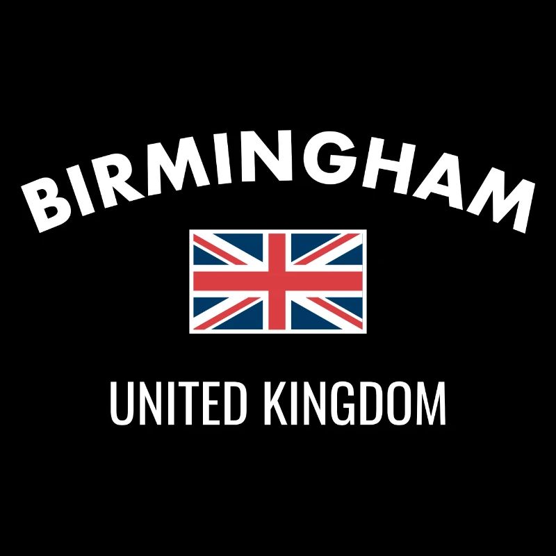 Birmingham Great Britain British Flag British