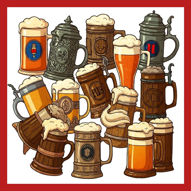 La chope à bière : la tradition de trinquer