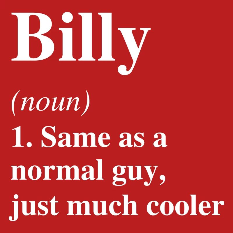 Billy Definition Cooler Name Spruch Geschenk