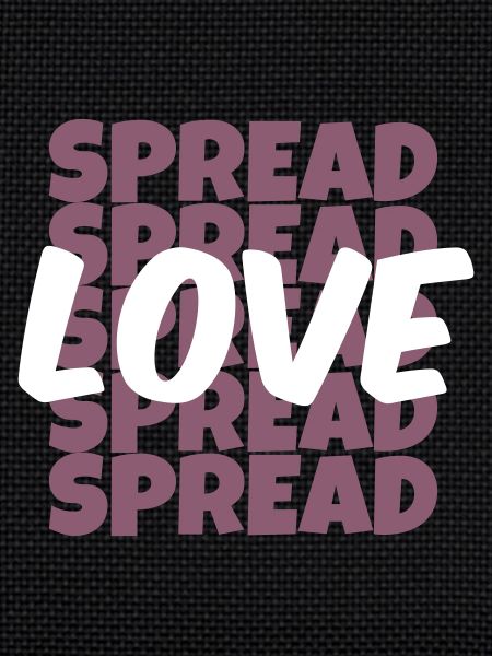 Conception de chemise Spread Love