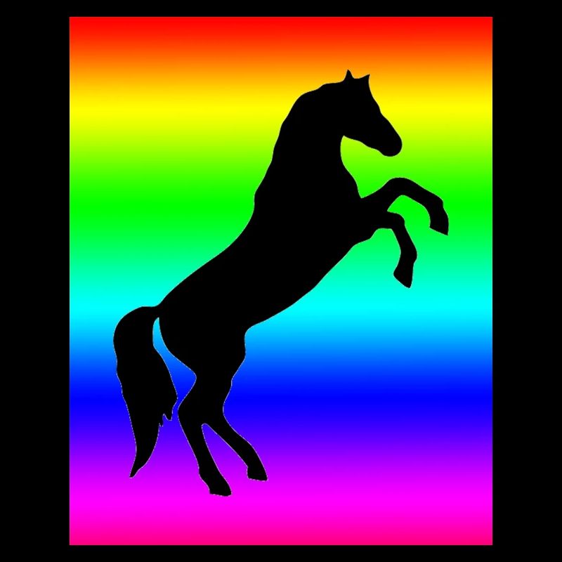 Cheval arc-en-ciel