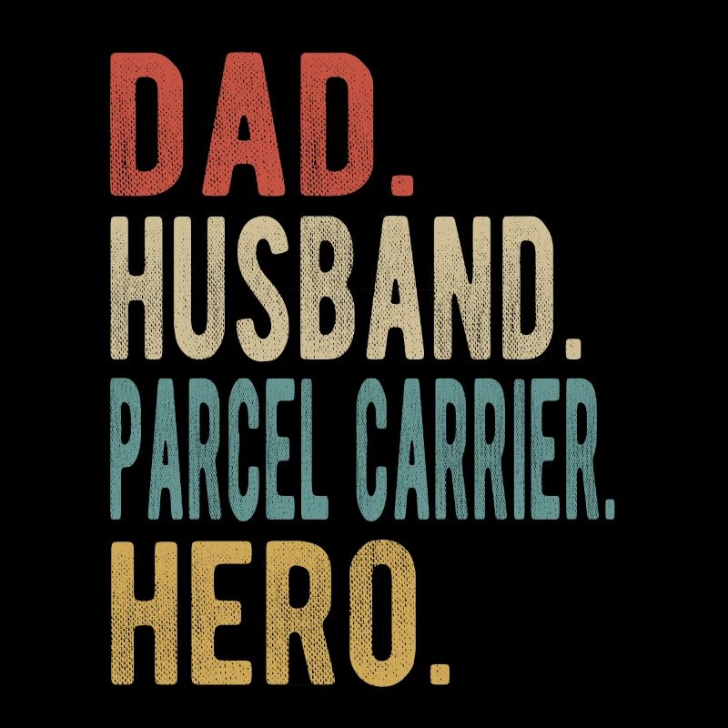 Paketbote Papa Ehemann Held