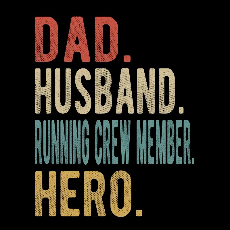 Running Crewmitglied Papa Ehemann Held